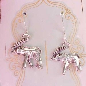 3 / $10 Alaska Canada Moose Earrings Christmas Stocking Stuffer Gifts Bullwinkle